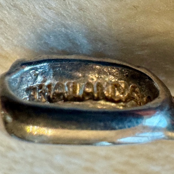 Silver Dragon Pendant with Red Jade Background - Picture 6 of 6